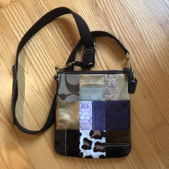 Coach Patchwork Cross Body Bag Purse - Picture 2 of 8